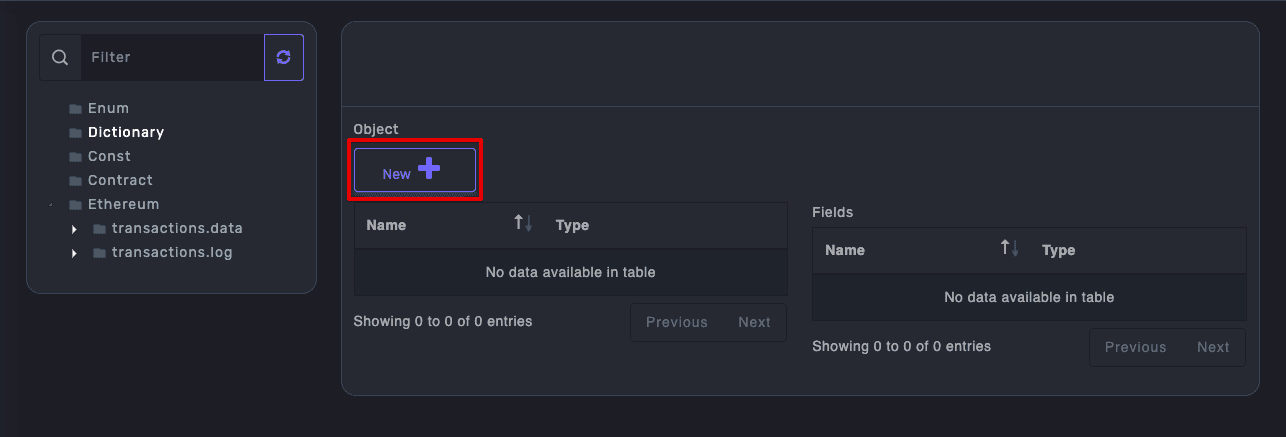 Create Dictionary