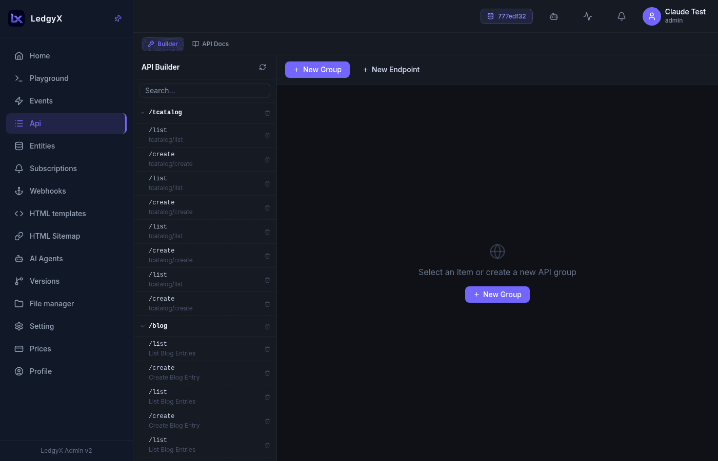 The API Builder